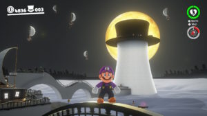 Mario Odyssey Hat On Building